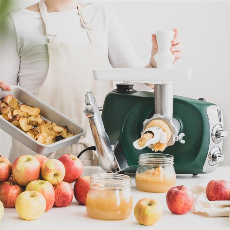 Purépresser til Ankarsrum røremaskine brugt til at lave æblemos af friske æbler