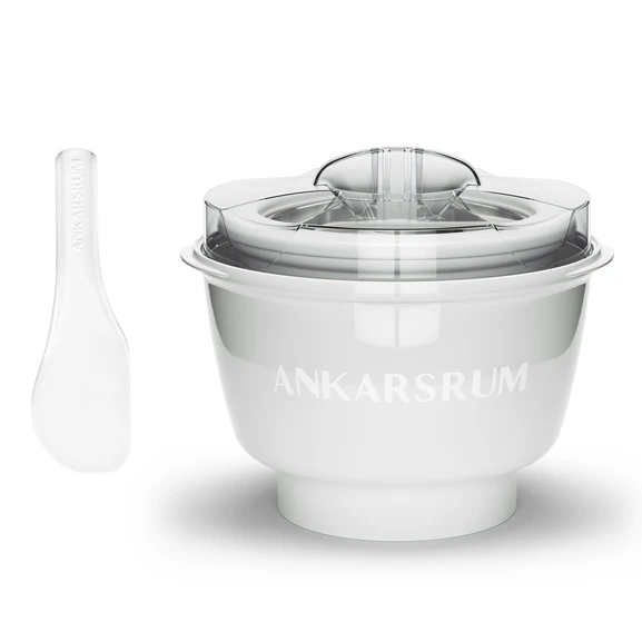 Ankarsrum Ice Cream Maker with spatula.