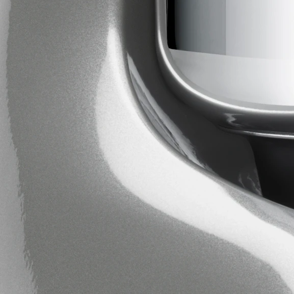 Close-up of the Ankarsrum Assistent Original in Jubilee Silver.