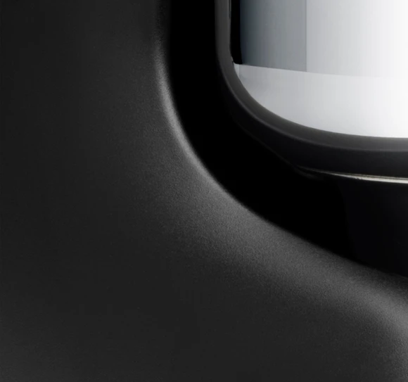 Nahaufnahme der Ankarsrum Assistent Original in der Farbe Black.