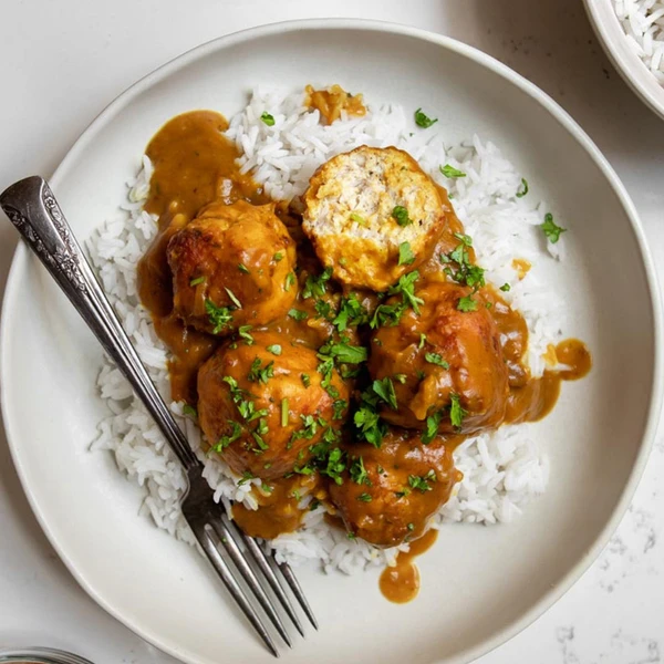 boulettes de dinde sauce curry