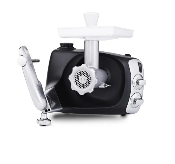 Ankarsrum Assistent Original with the Mincer attached.