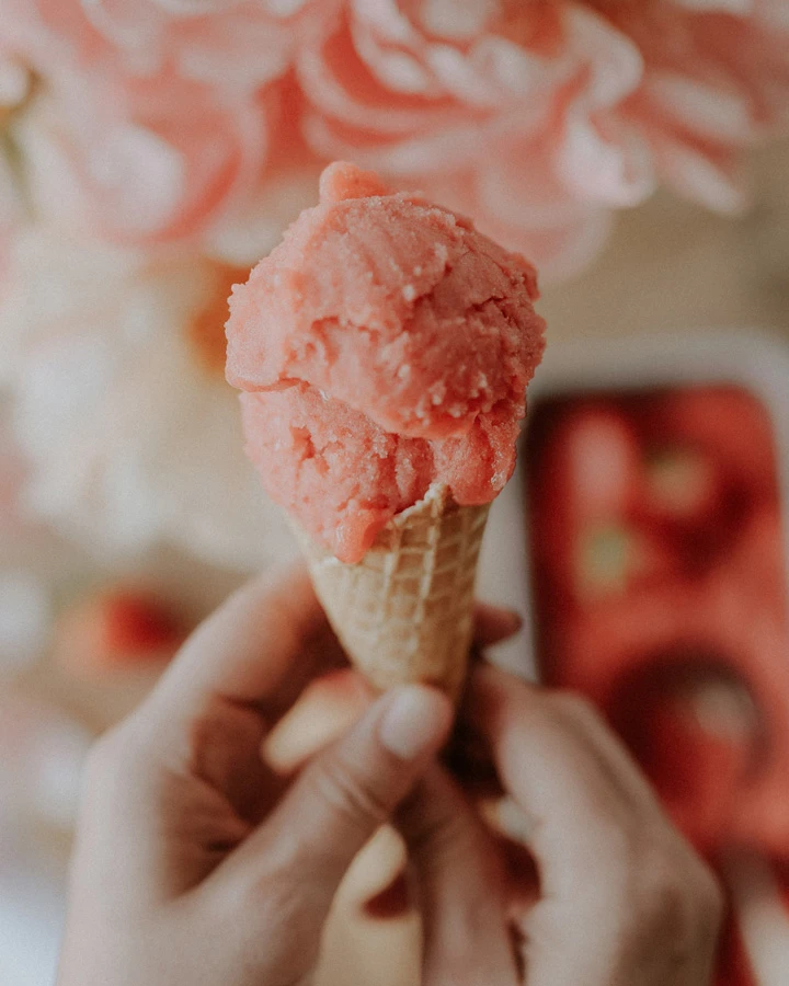 sorbetto ale fragole